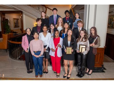 JA Students at Scholarship Luncheon
