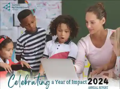 Cover of annual report: Celebrating a Year of Impact 2024